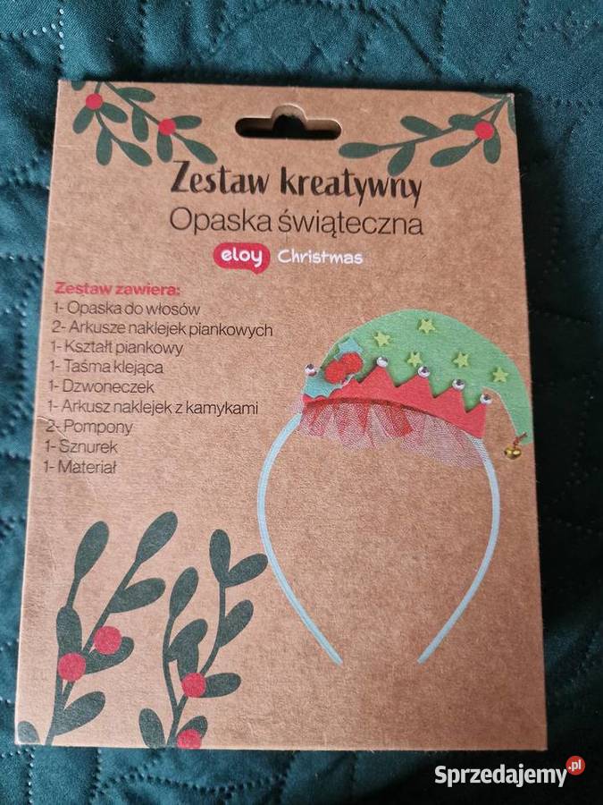 NOWY Zestaw kreatywny świąteczny ELOY DIY opaska Wrocław