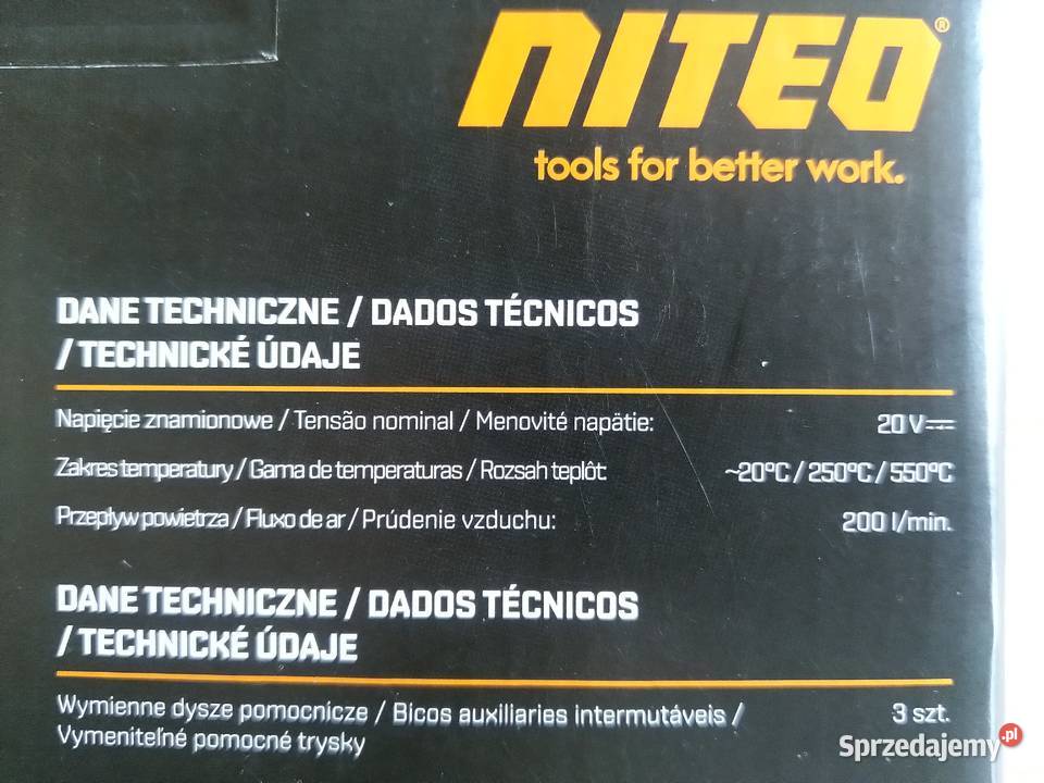 NAJTANIEJ Akumulatorowa Opalarka 20 V Wysyłka