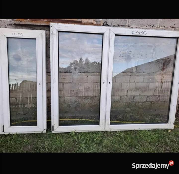 Plastikowe Okna 30 drzwi balkonowe bez ram Cyców