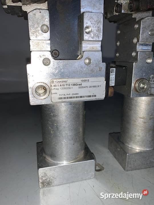 Tunkers K 40 A10 T12 135Grad Pneumatic clamp Pozostałe Warszawa