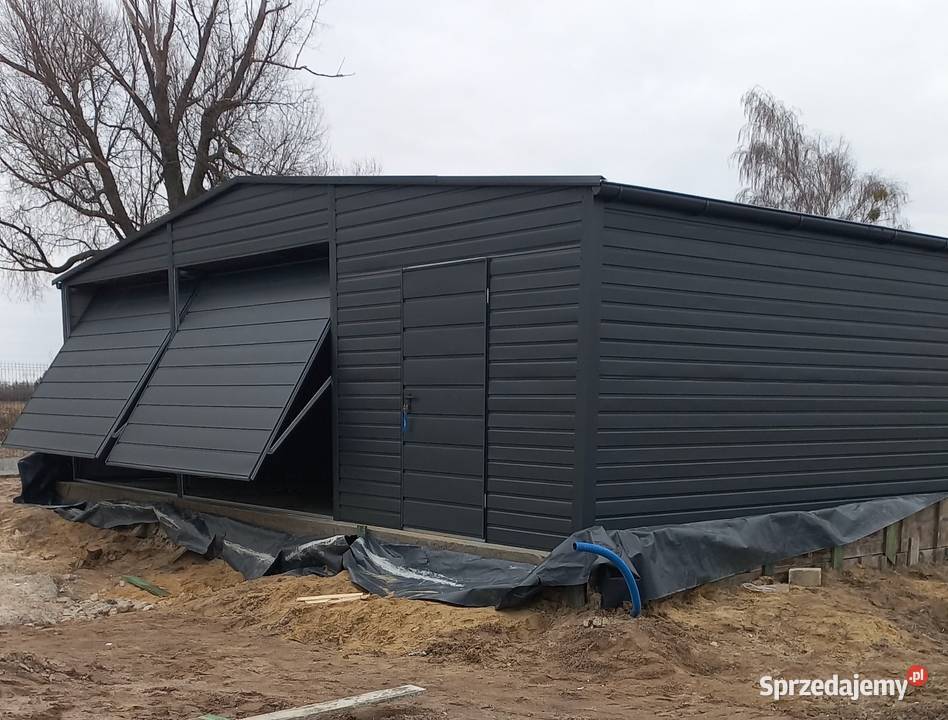 Blaszany Garaż 96m dowolne wymiary Producent mazowieckie Żukówka