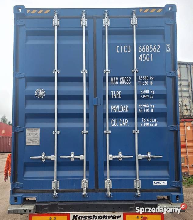 Kontener morski 12 metrowy40 HC Tani Transport Lublin