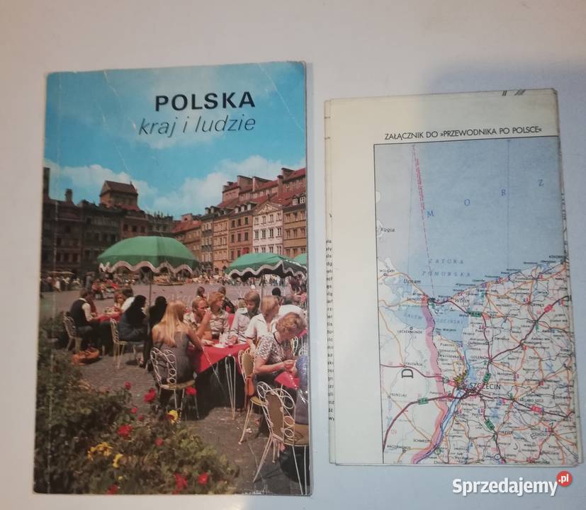 Przewodnik Polsce z mapą PRL 1976 r