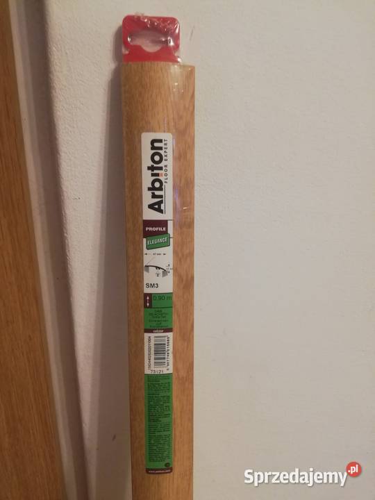 Listwa przypodłogowa aluminiowa kolor Dąb Warszawa