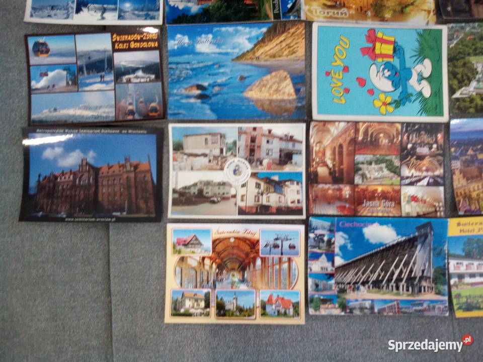 Stare widokówki zestaw 2 czyste nieopisane dolnośląskie