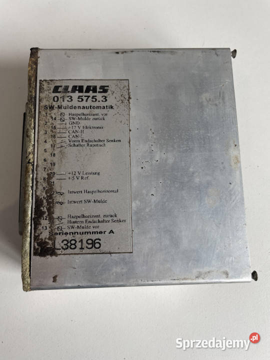 Claas Vario Heder moduł Muldenautomatik 0135753 wielkopolskie Jastrzębniki