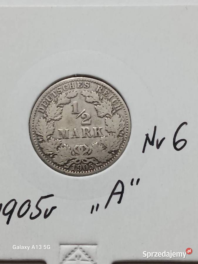 12 Marki Prusy 1905 r 6 men A sprzedam