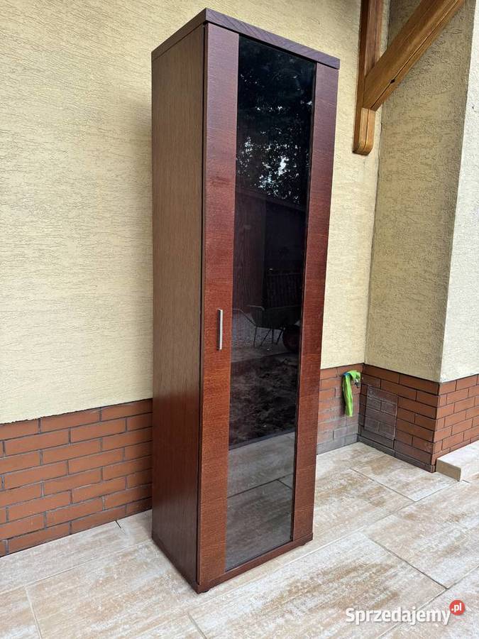 Witryna z półkami regał kredens szafka