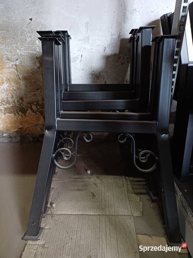 Nogi do stołu malowane proszkowo powystawowe