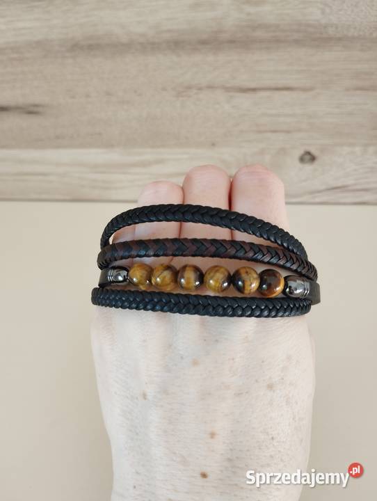 Bransoletka męska tygrysie oko śląskie Rybnik