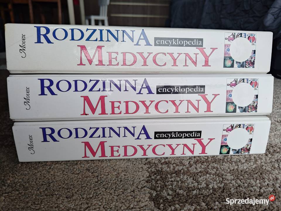 Rodzinna encyklopedia medycyny Movex komplet 3 pomorskie Gdańsk sprzedam