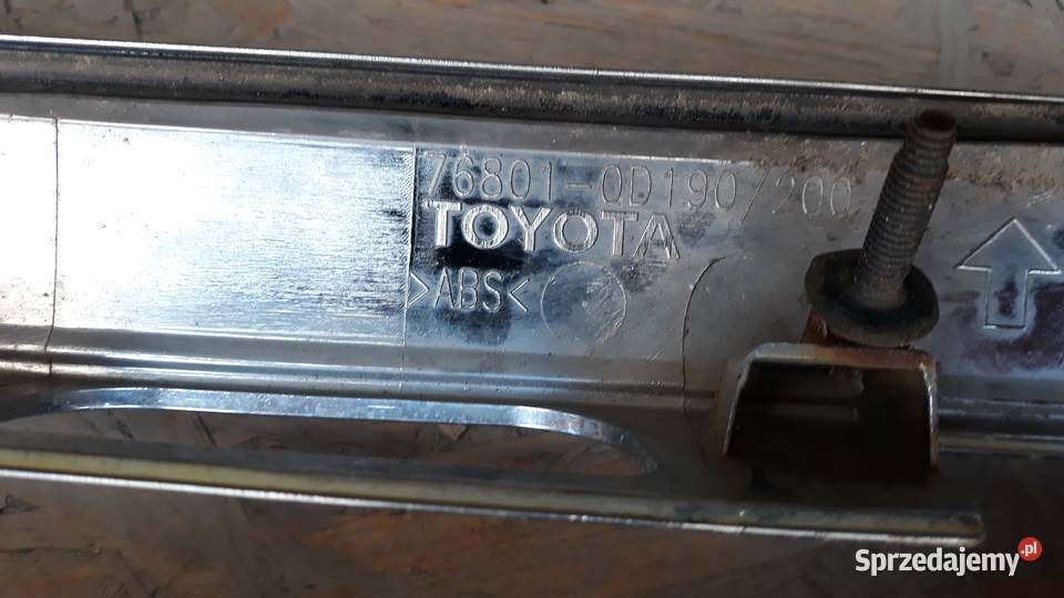 TOYOTA YARIS 3 III BLENDA CHROM LISTWA KLAPY TYŁ Karoseria Zatom Stary sprzedam