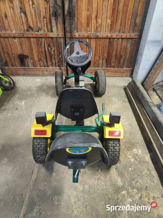 Gokart na pedały duży rower dwuosobowy john deer Toszek sprzedam