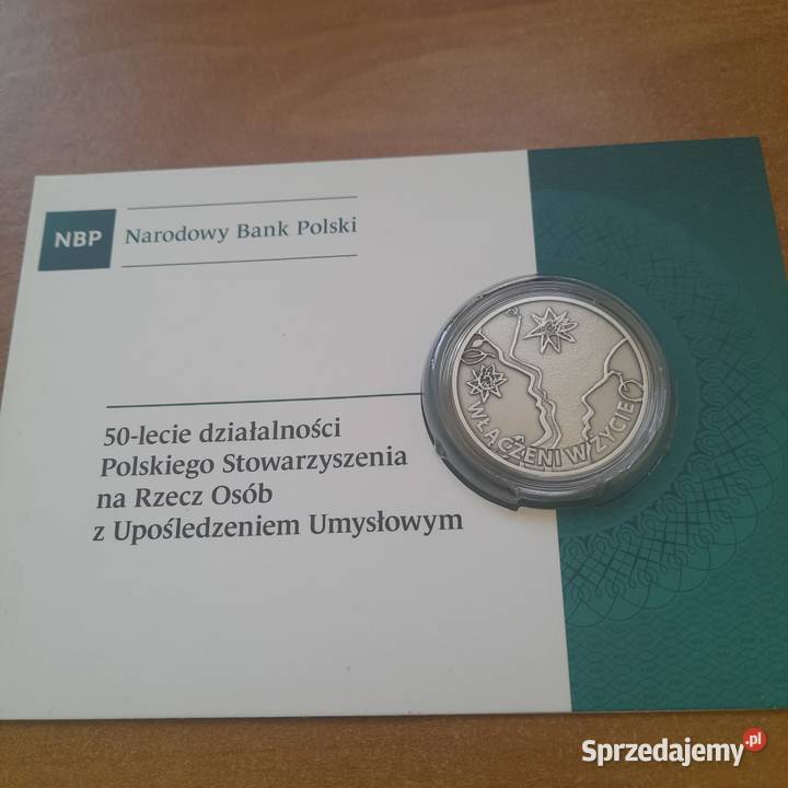 Moneta srebrna Włączeni w życie 10 z 2013 r Warszawa