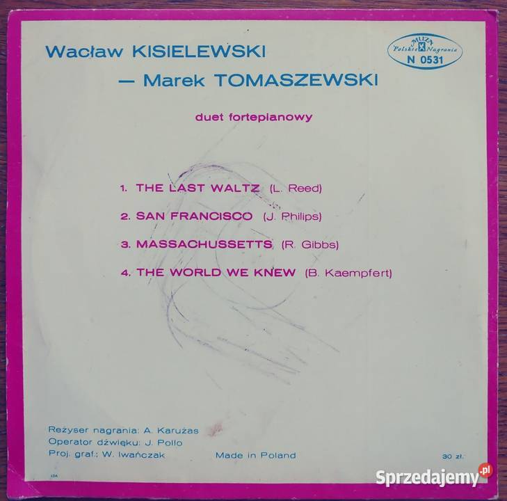 Winyl The Last Waltz Duet Fortepianowy Milanówek