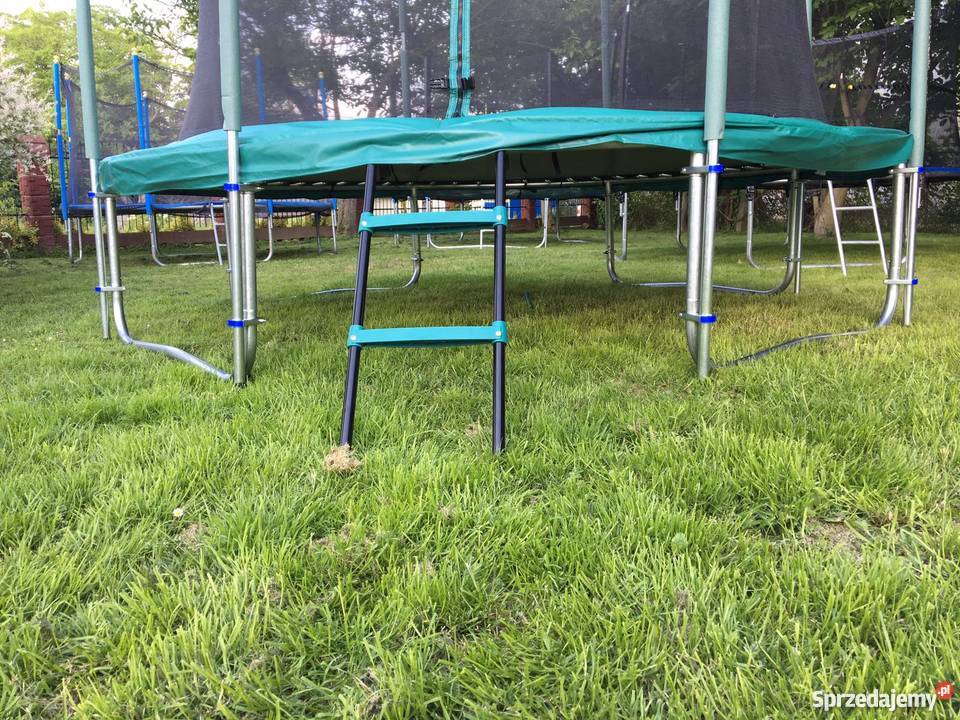 Trampolina Profesjonal 252 Zielona Czarna Poznań sprzedam
