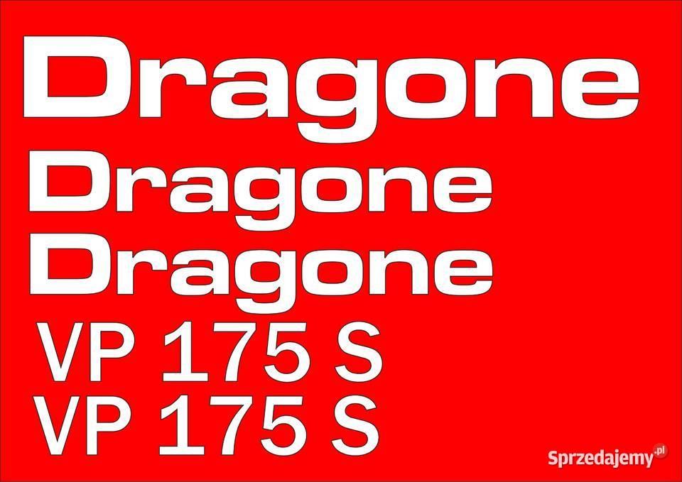 Naklejki dragone vp 175 s zamienniki