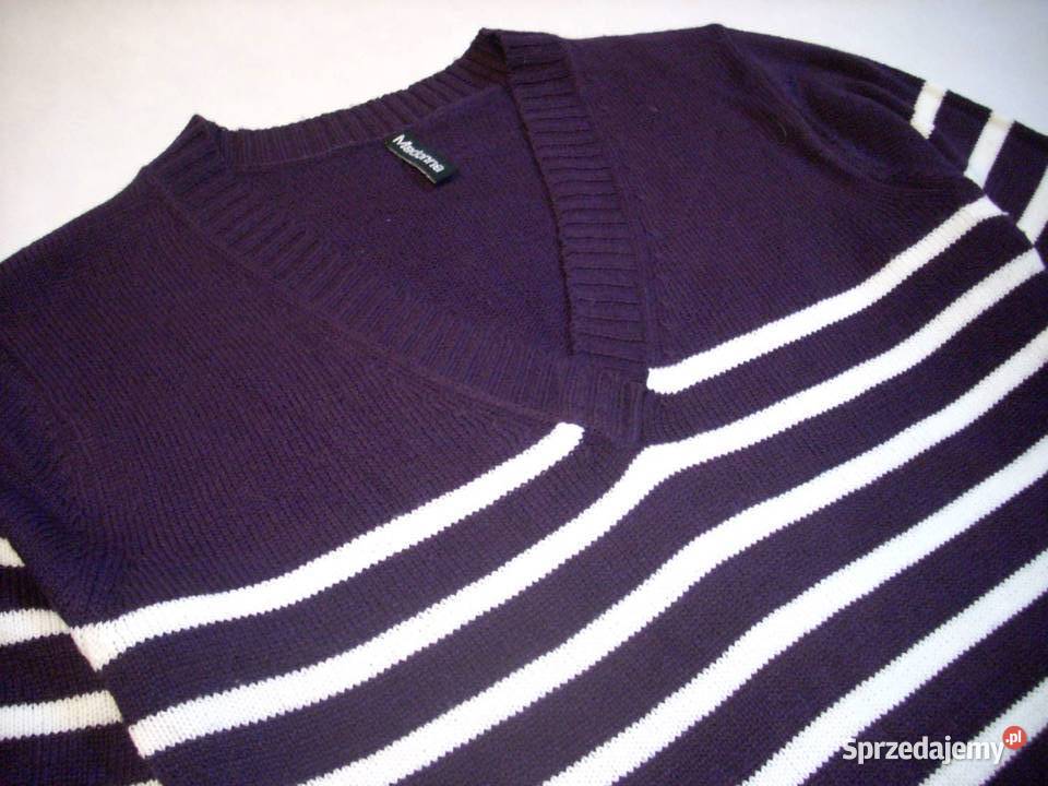 Madonna sweter w pasy fiolet 36 38 Nowy Sącz