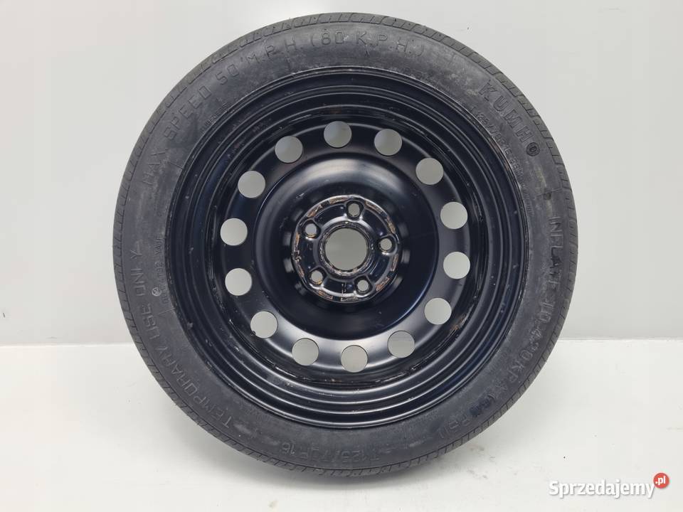 KOŁO DOJAZDOWE Audi Seat Vw Golf VI 12570 R16 Chełm