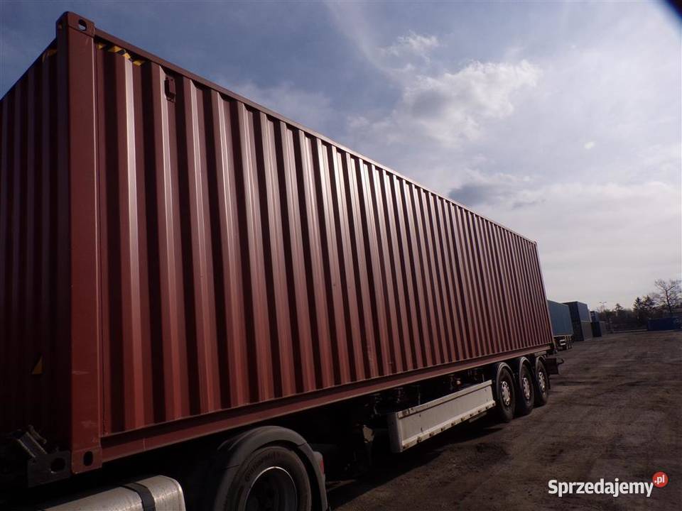 Kontener morski magazynowy 40 hc jednej trasie Pozostałe Zgierz
