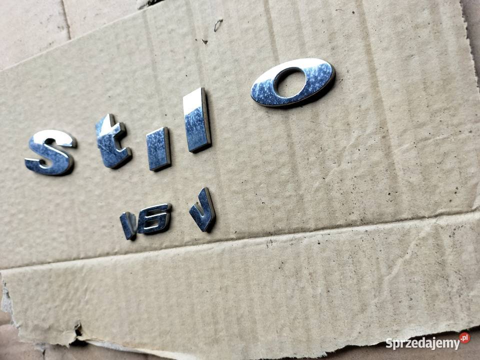 STILO 16V ZNACZEK EMBLEMAT NAPIS Kamień-Kolonia