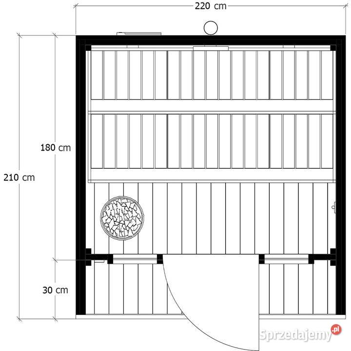 Sauna ogrodowa PILVI 200 x 205 DOSTAWA W Bielsko-Biała sprzedam