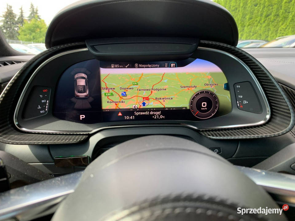Audi R8 Salon V10 610 Ceramika Kamera wspomaganie kierownicy Baranowo