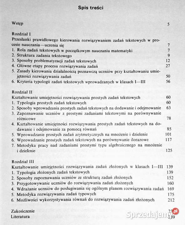 Rozwiązywanie zadań tekstowych w klasach 13 lubelskie Chełm