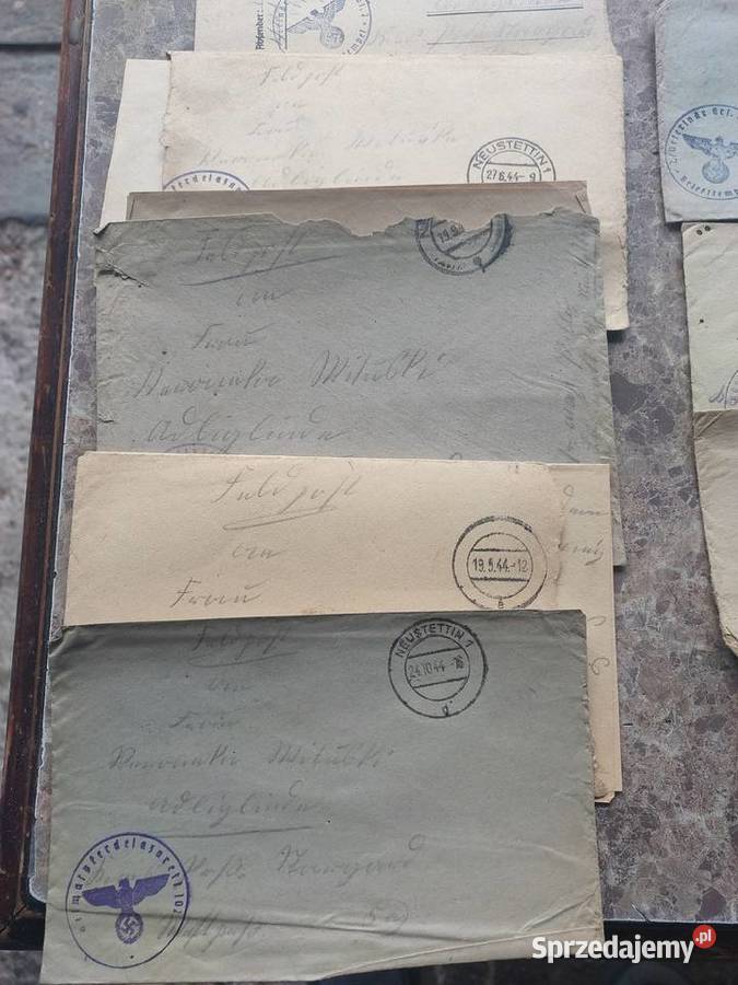 Zestaw 23 listy 2WŚ 194344r Neustettin Danzig pomorskie Tczew