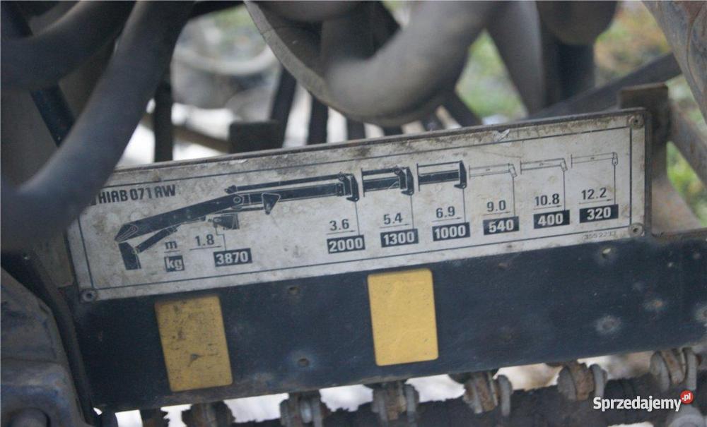 HDS HIAB 071 Maszyny budowlane Mszana Dolna sprzedam