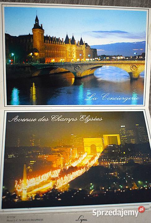 Pocztówki z Paryża w postaci leporello Chełmno