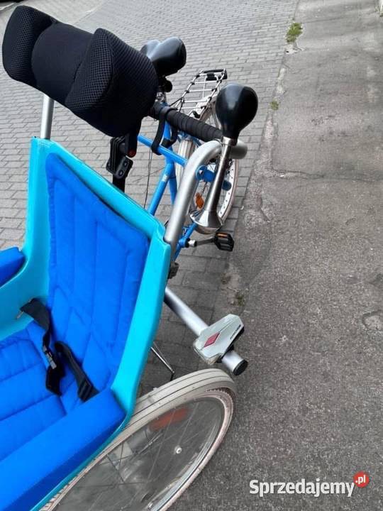 Riksza rower z wózkiem inwalidzkim Rollfiets sprzedam