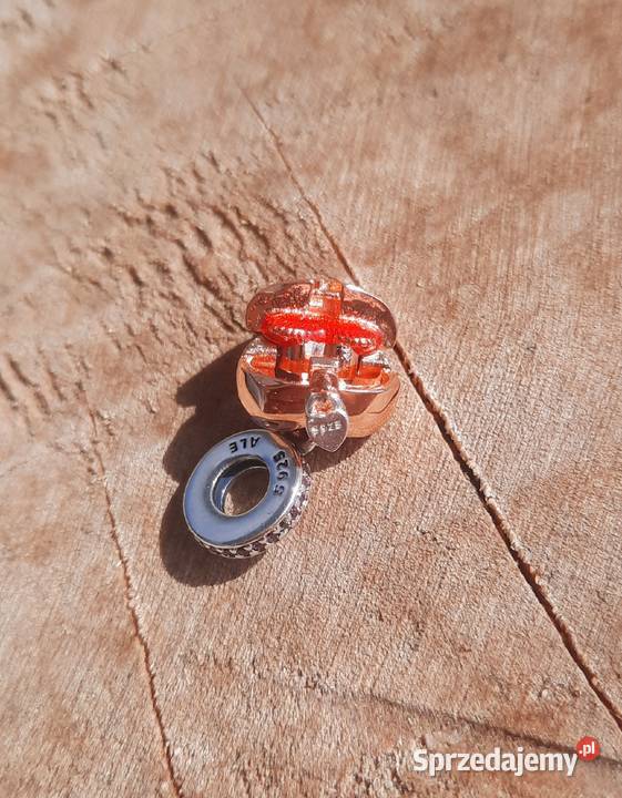 Nowy charms z cyrkoniami serce Pandora srebrne pomorskie Gdańsk