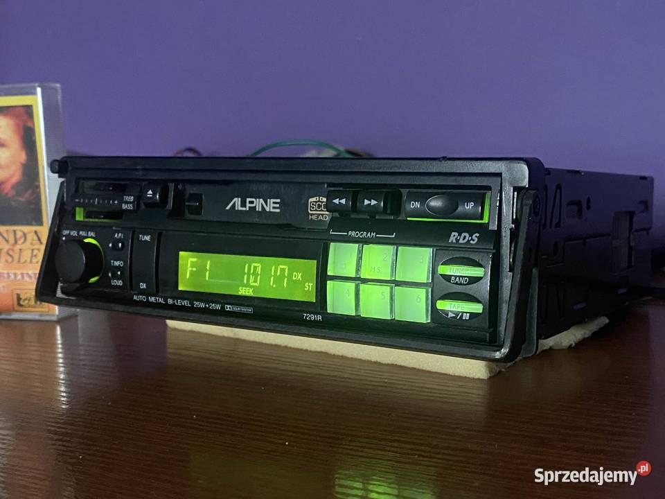Alpine 7291R Vintage Klasyk 1991R Kaseta Super Radioodtwarzacze wielkopolskie