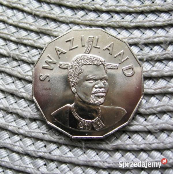 Swaziland Suazi 50 Cent 2007r Mennicza Kalisz
