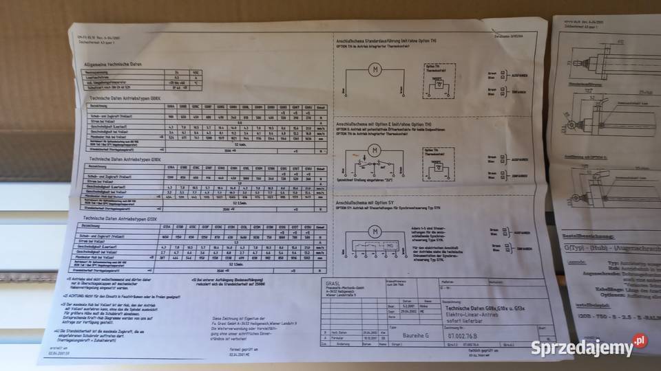 Siłownik wrzecionowy MCR W 101750mm Orle