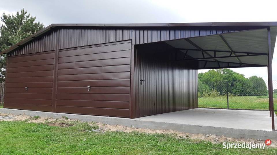 Garaż Blaszany DREWNOPODOBNY 9x6 Garaże Blaszane Jasło sprzedam