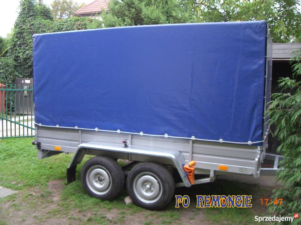 Przyczepa towarowa dwuosiowa DMC 1000 2 Do samochodów osobowych Rzeszów