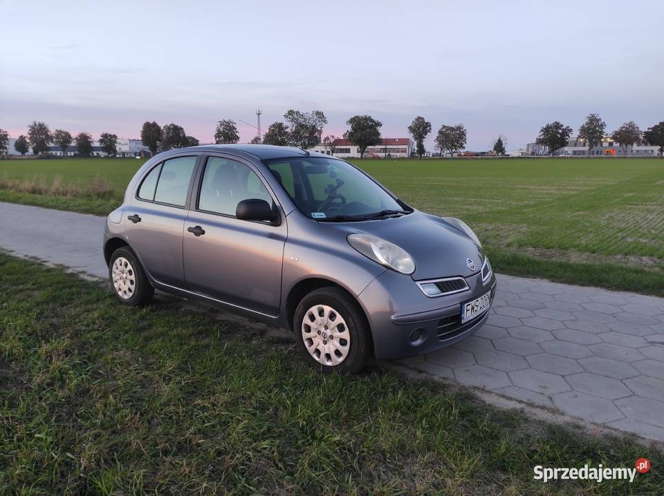Nissan Micra 2010 r 12 Benzyna garażowany Leszno