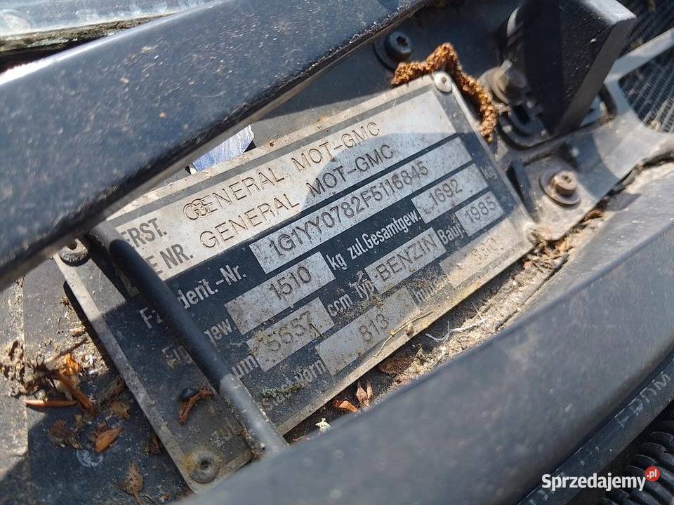 Corvette C4 warmińsko-mazurskie