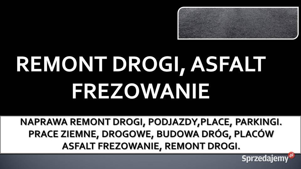 Rozkładanie kruszywa budowa dróg prace ziemne Wrocław