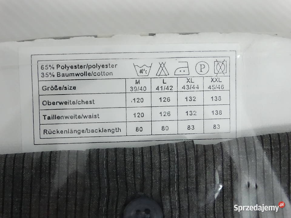 Nowa męska koszula wizytowa krawat MATIVE r 44 Biłgoraj