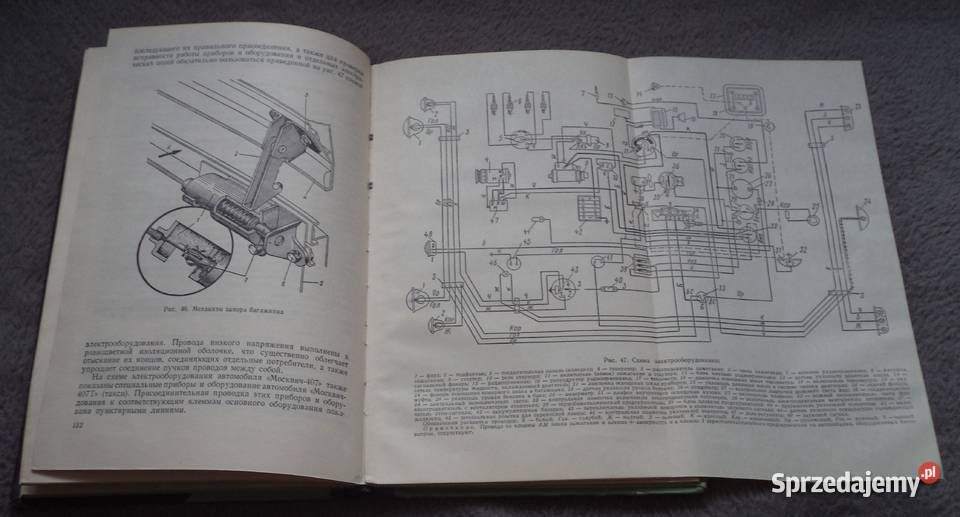 Samochód Moskwicz 407 423 H Instrukcja obsługi Piekary Śląskie