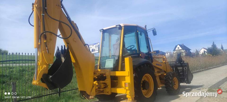 Komatsu WB110 2002r sprzedaż zamiana odkup Nowy Sącz sprzedam