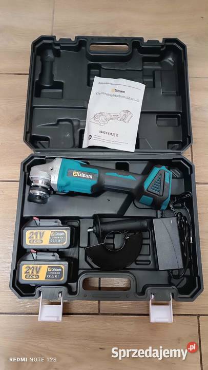 Szlifierka kątowa bezszczotkowa Gisam 125mm Łask