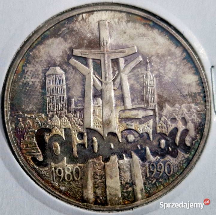 3 x 100000 Solidarność 1990 Piękne śląskie
