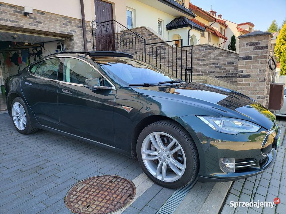 Piękna Tesla S Performance P85 450 Dożywotnie elektrochrom. lusterka boczne Lublin