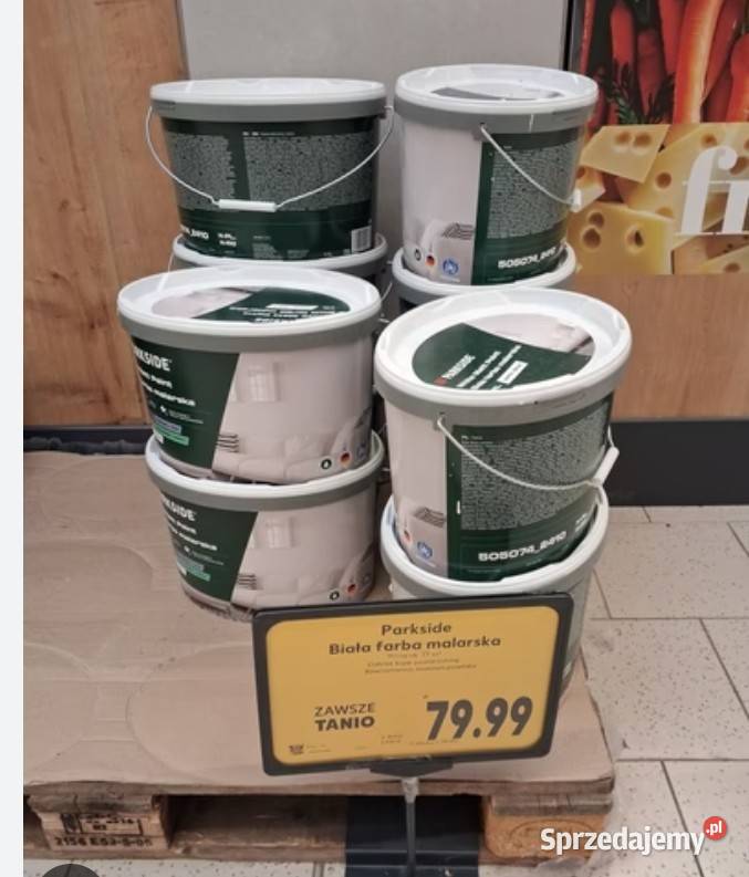 Farba biała matowa parkside 11l Wykończenie Sosnowiec