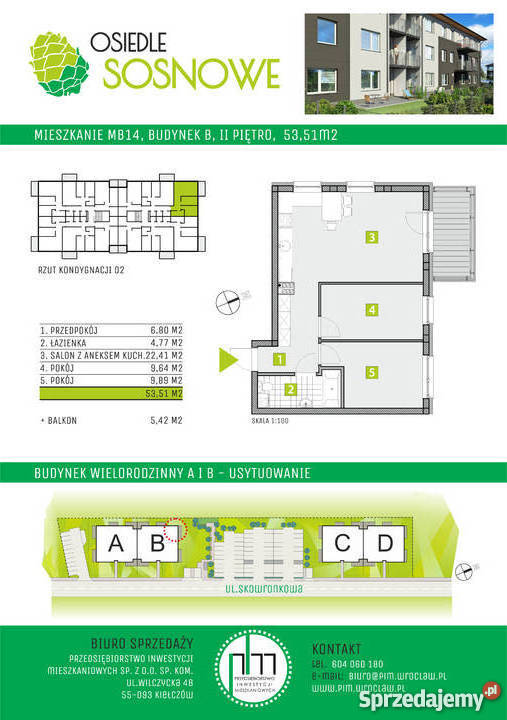mieszkanie 3 pokoje wrocław psie pole kiełczów Wrocław