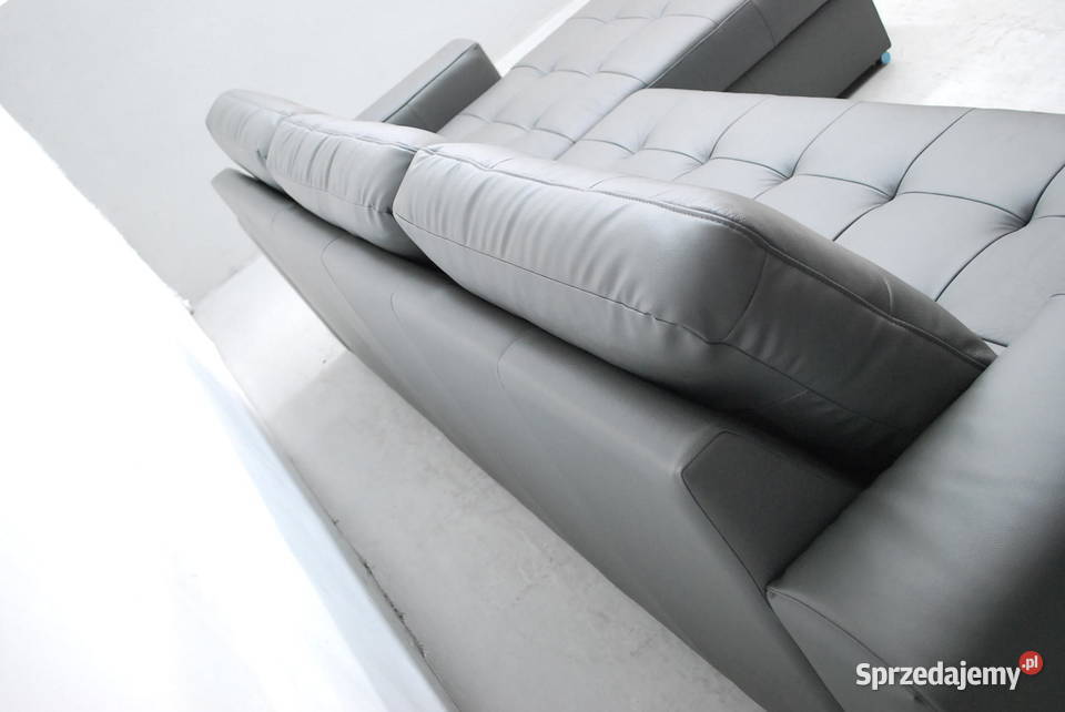 SKÓRA NATURALN NAROŻNIK Z fspania fotel 6492 skóra Komplety wypoczynkowe